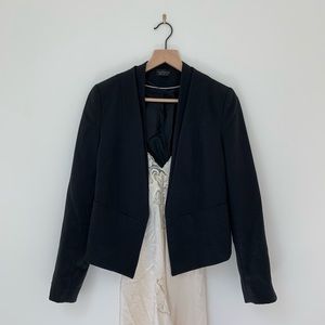 clean cut black topshop blazer